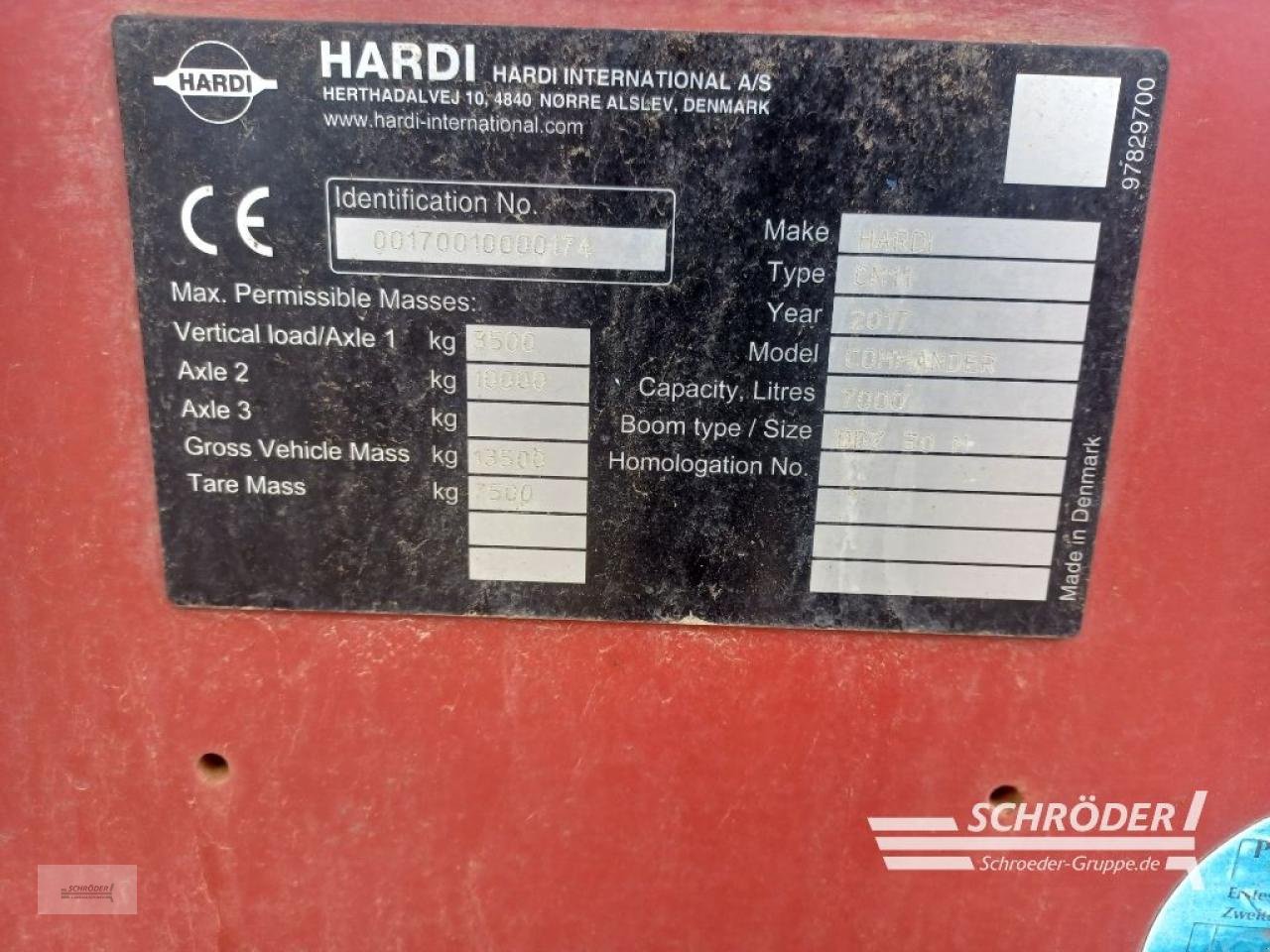 Anhängespritze tip Hardi COMMANDER 7000 | 30 METER, Gebrauchtmaschine in Langenweddingen (Poză 8)